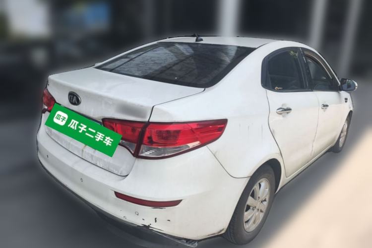 Used Kia K2 2015 Sedan 1.4L MT TOP Rear Right 45 Deg