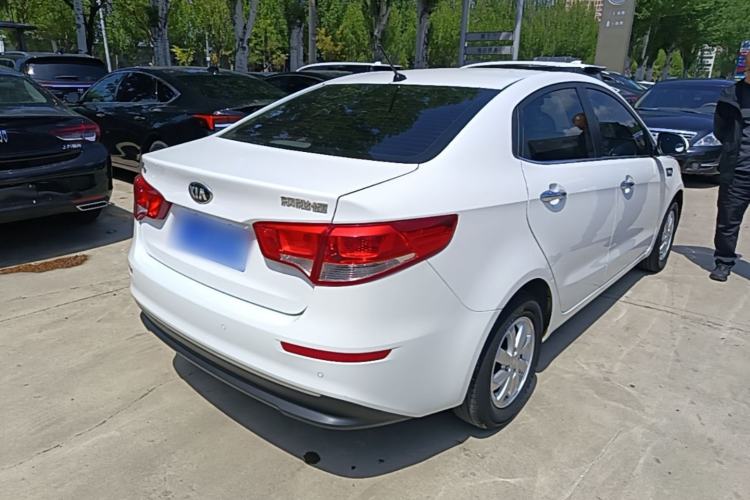 Used Kia K2 2015 Sedan 1.4L MT GLS Rear Right 45 Deg