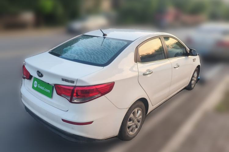Used Kia K2 2015 Sedan 1.4L MT GLS Rear Right 45 Deg