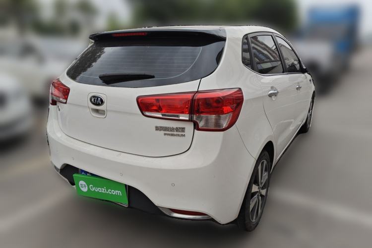 Used Kia K2 2015 Hatchback 1.6L AT Premium Rear Right 45 Deg