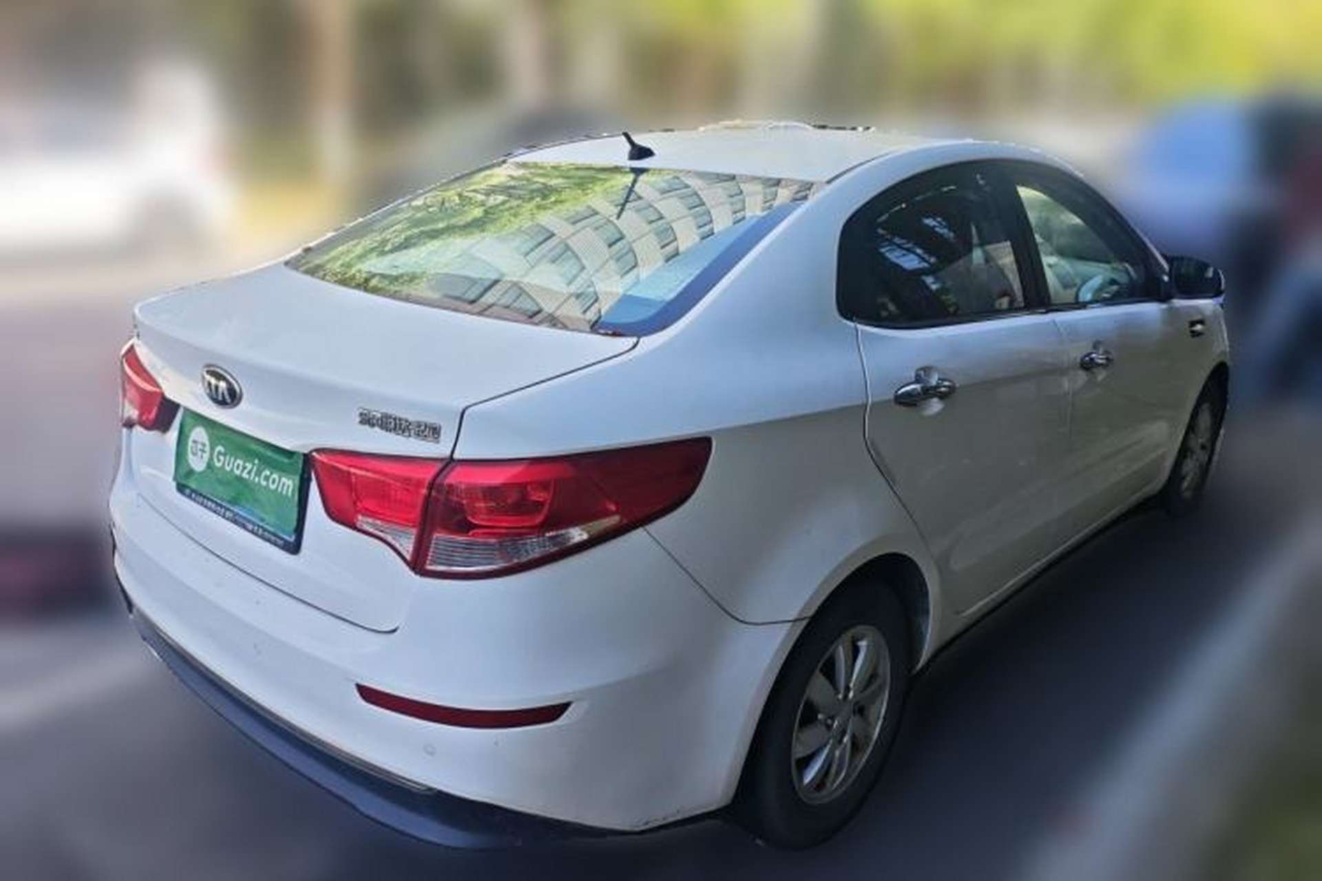 Used Kia K2 2015 Sedan 1.4L Automatic GLS Rear Right 45 Deg