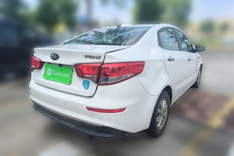 Used Kia K2 2015 Sedan 1.4L MT GLS Rear Right 45 Deg