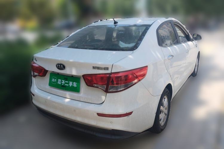 Used Kia K2 2015 Sedan 1.4L MT GLS Rear Right 45 Deg