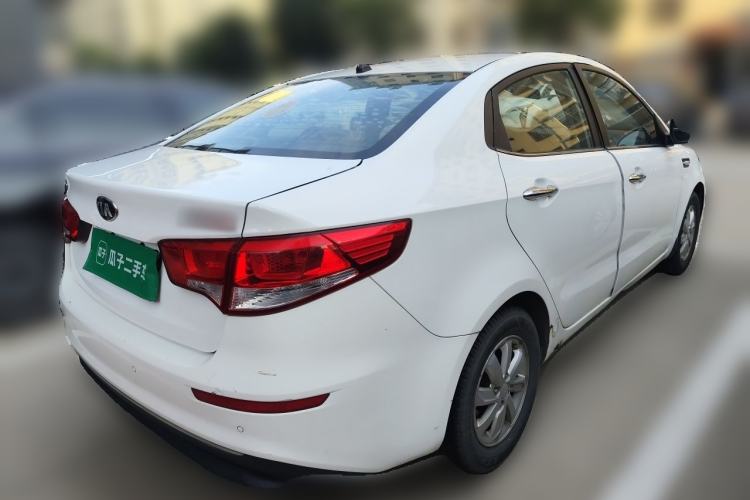 Used Kia K2 2015 Sedan 1.4L MT GLS Rear Right 45 Deg