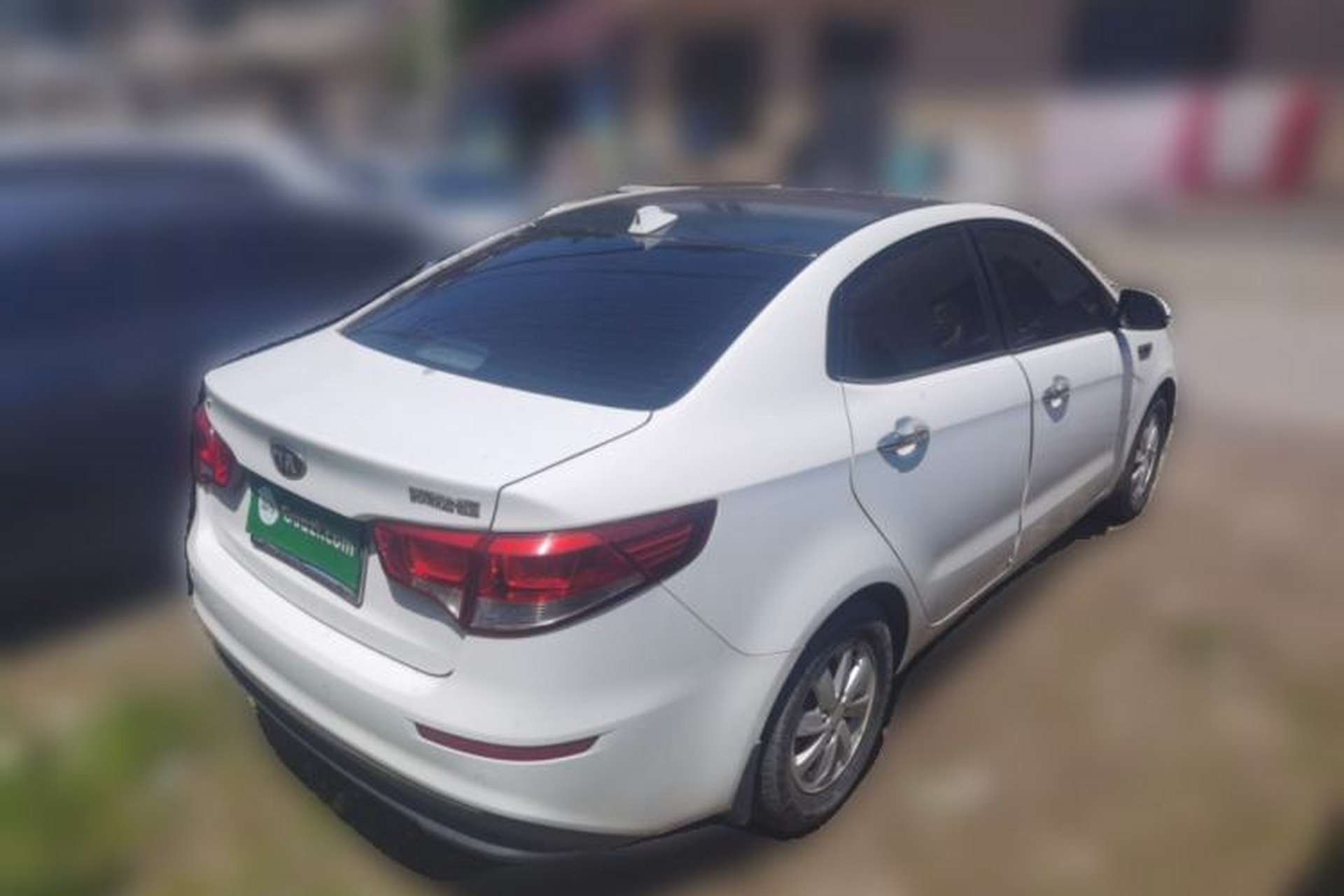 Used Kia K2 2015 Sedan 1.4L MT TOP Rear Right 45 Deg