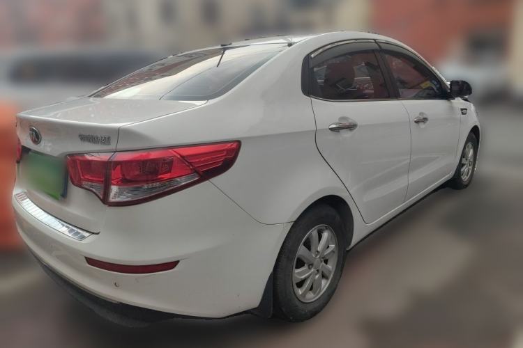 Used Kia K2 2015 Sedan 1.4L MT GLS Rear Right 45 Deg