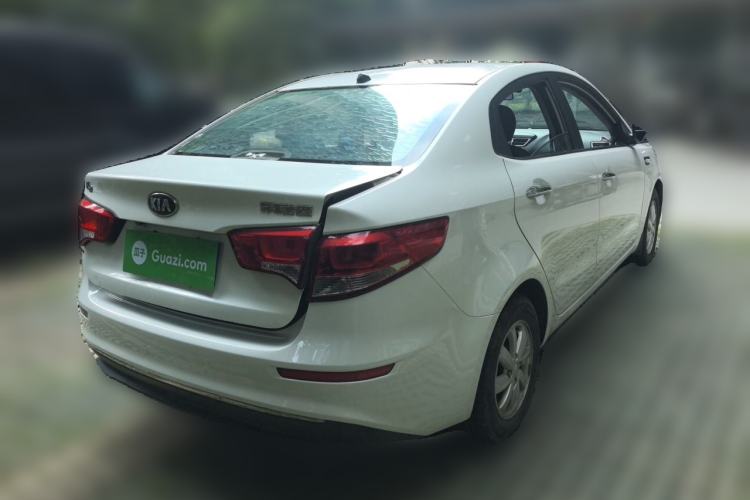 Used Kia K2 2015 Sedan 1.4L MT GLS Rear Right 45 Deg