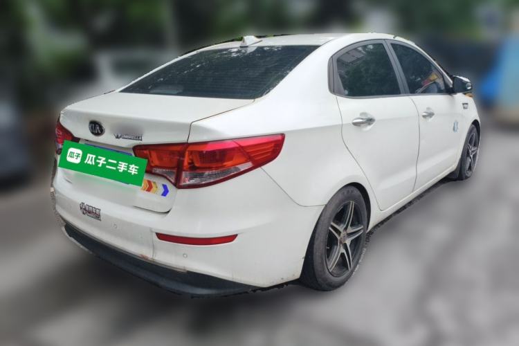 Used Kia K2 2015 Sedan 1.4L MT GLS Rear Right 45 Deg
