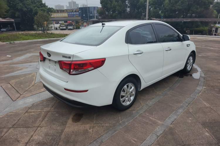 Used Kia K2 2015 Sedan 1.4L Automatic GLS Rear Right 45 Deg