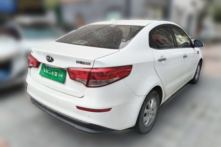 Used Kia K2 2015 Sedan 1.4L MT GLS Rear Right 45 Deg