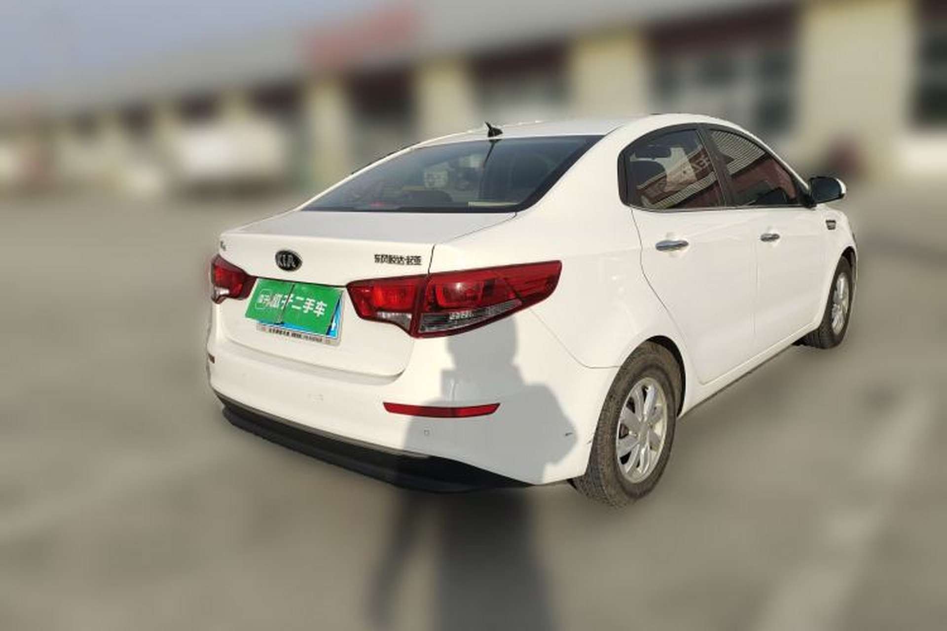 Used Kia K2 2015 Sedan 1.4L Automatic GLS Rear Right 45 Deg