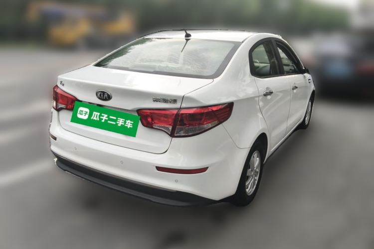 Used Kia K2 2015 Sedan 1.4L MT GLS Rear Right 45 Deg