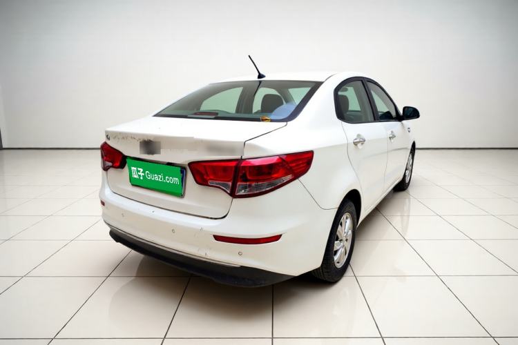 Used Kia K2 2015 Sedan 1.4L MT GLS Rear Right 45 Deg