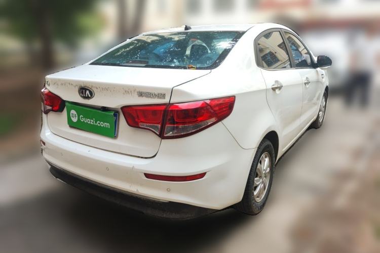 Used Kia K2 2015 Sedan 1.4L MT GLS Rear Right 45 Deg