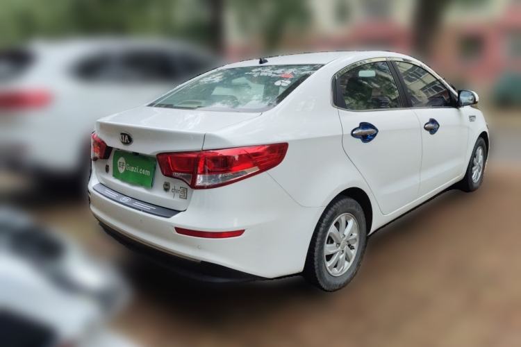 Used Kia K2 2015 Sedan 1.4L MT GLS Rear Right 45 Deg
