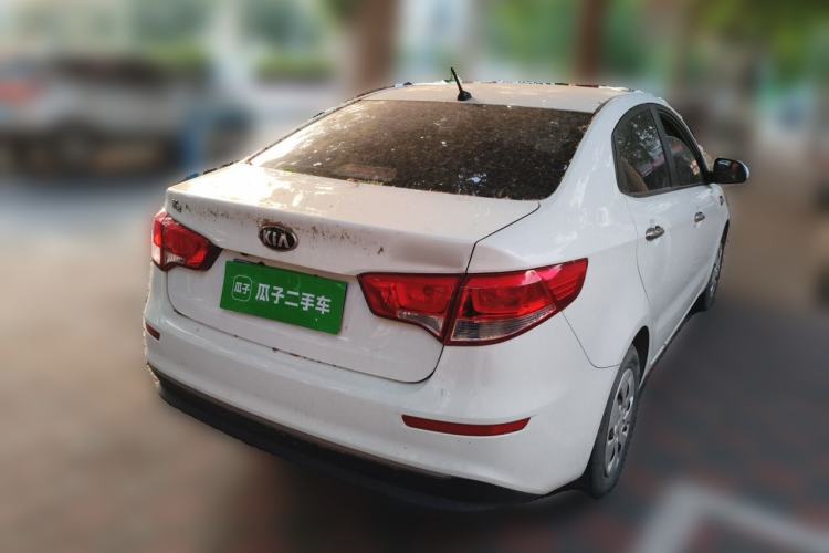 Used Kia K2 2015 Sedan 1.4L Automatic Top-Trim Rear Right 45 Deg