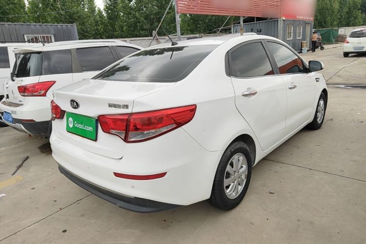 Used Kia K2 2015 Sedan 1.4L MT GLS Rear Right 45 Deg