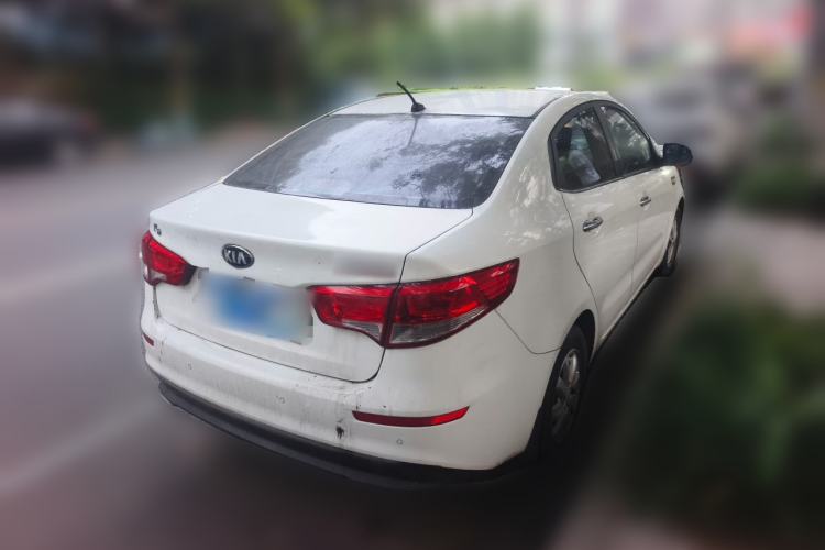 Used Kia K2 2015 Sedan 1.4L MT GLS Rear Right 45 Deg