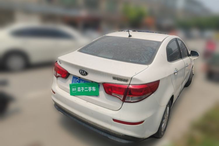 Used Kia K2 2015 Sedan 1.4L MT GLS Rear Right 45 Deg