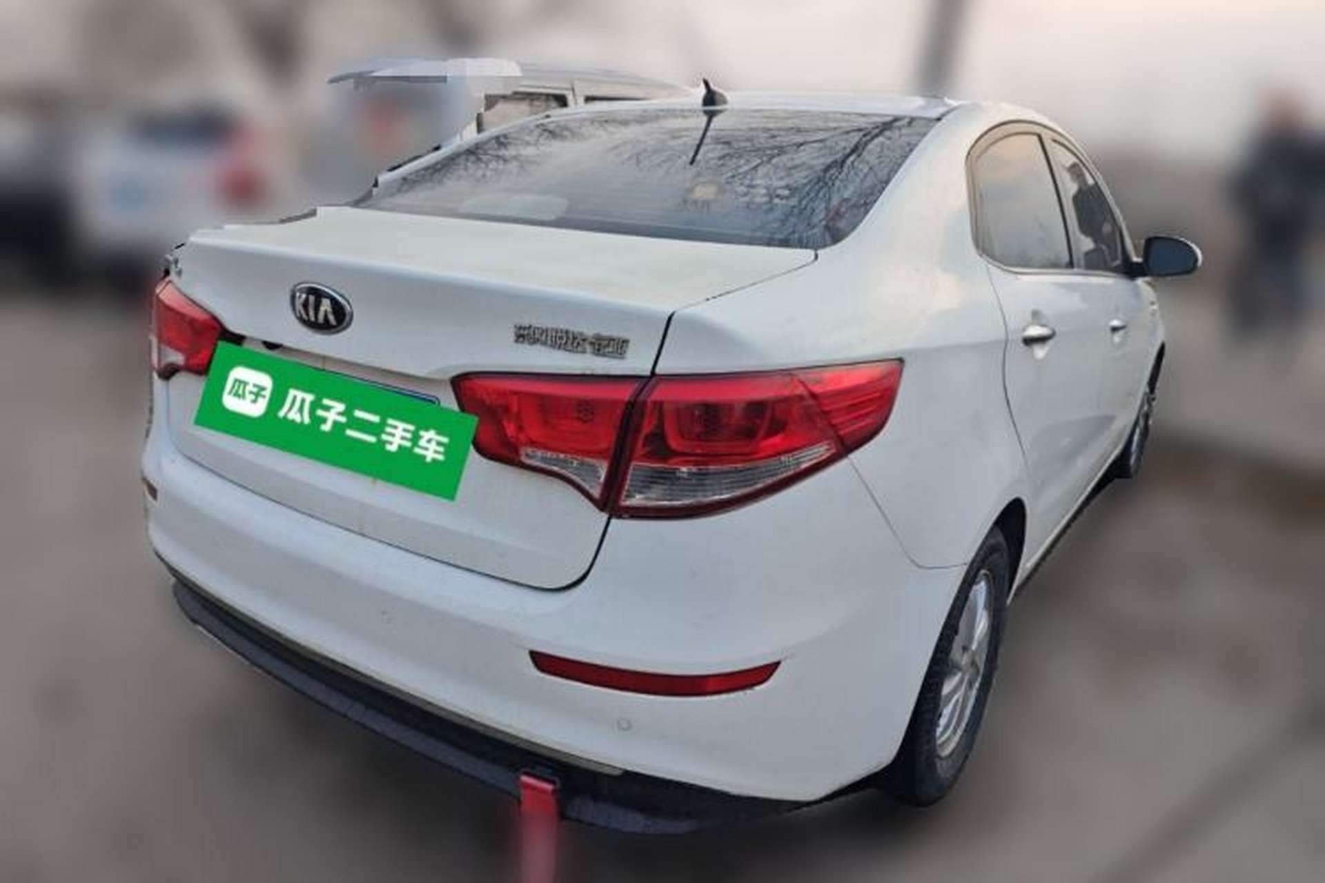 Used Kia K2 2015 Sedan 1.4L MT GLS Rear Right 45 Deg