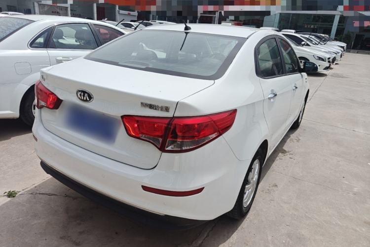 Used Kia K2 2015 Sedan 1.4L MT GLS Rear Right 45 Deg