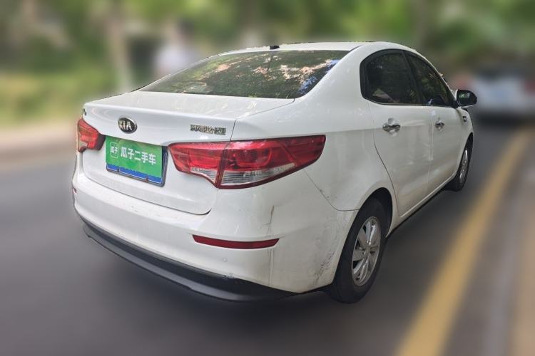 Used Kia K2 2015 Sedan 1.4L MT GLS Rear Right 45 Deg