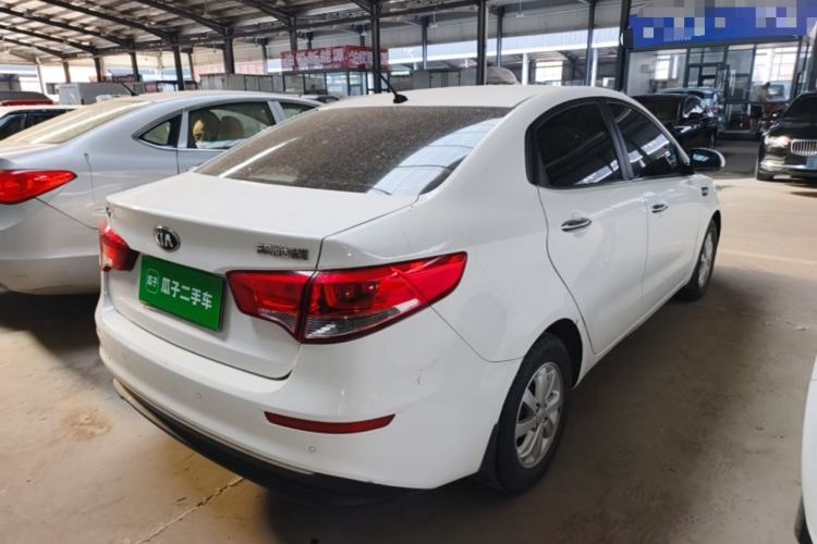 Used Kia K2 2015 Sedan 1.4L MT GLS Rear Right 45 Deg