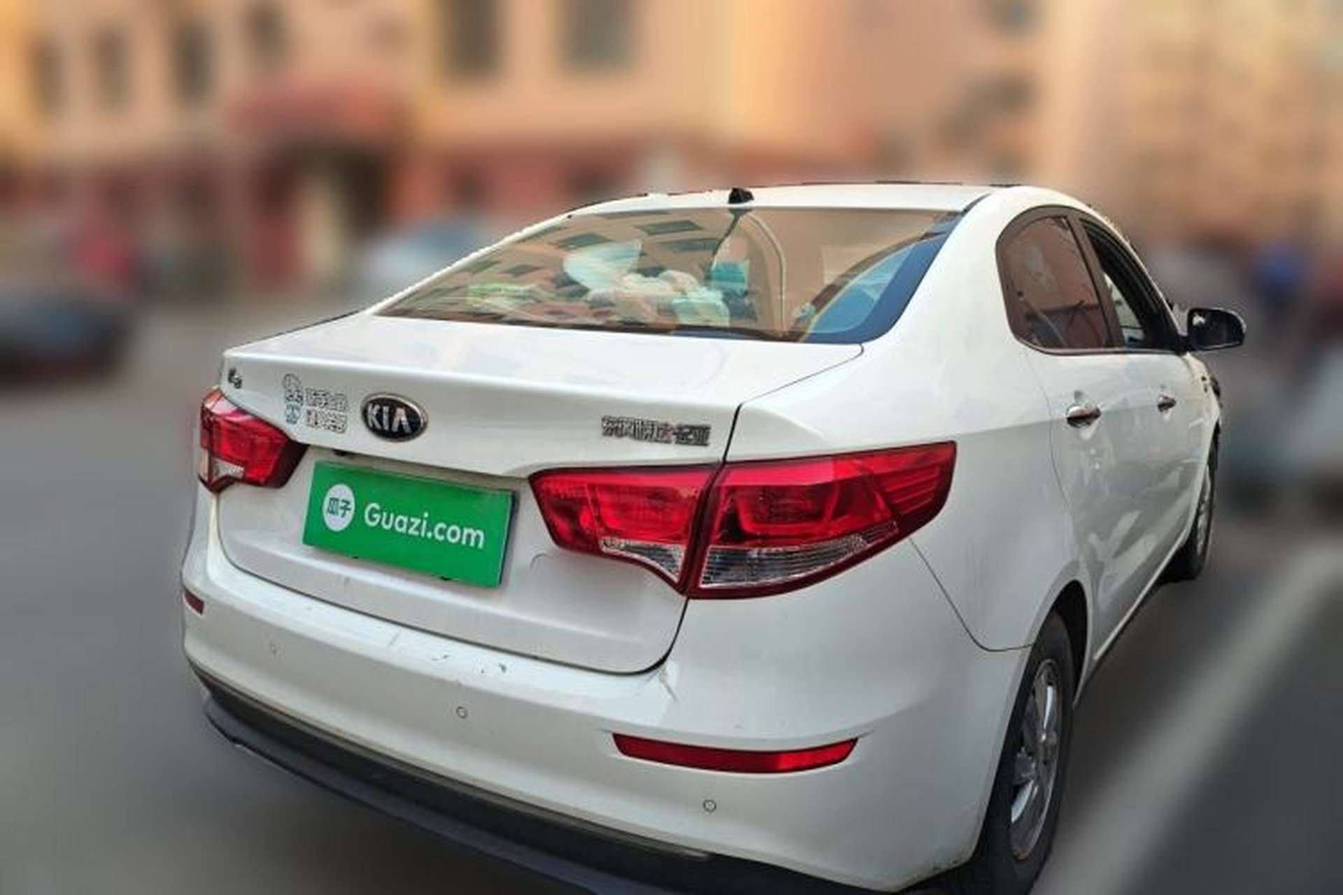 Used Kia K2 2015 Sedan 1.4L MT GLS Rear Right 45 Deg