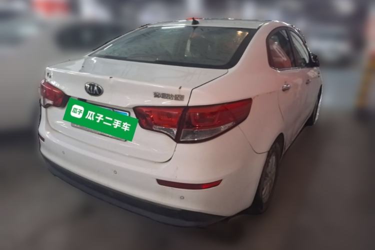 Used Kia K2 2015 Sedan 1.4L MT GLS Rear Right 45 Deg