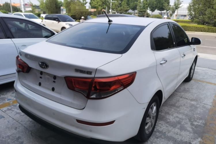 Used Kia K2 2015 Sedan 1.4L MT GLS Rear Right 45 Deg