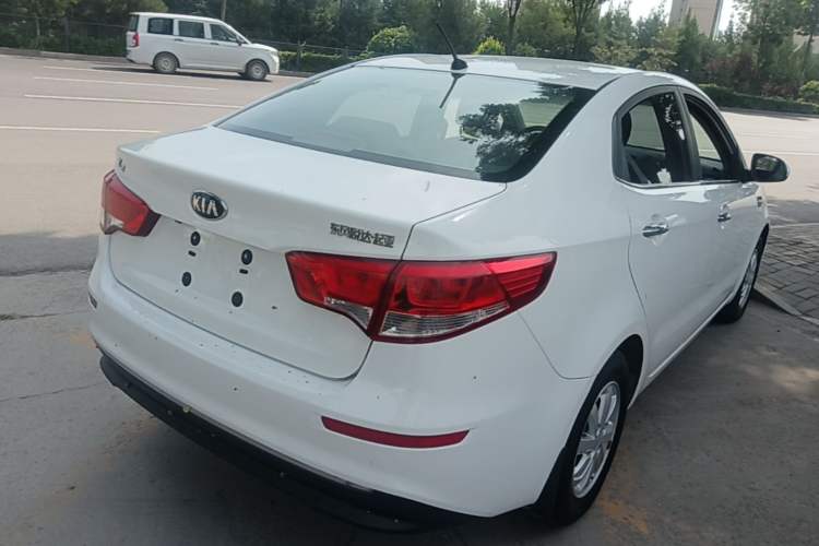 Used Kia K2 2015 Sedan 1.4L MT GLS Rear Right 45 Deg