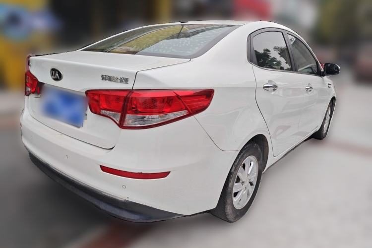 Used Kia K2 2015 Sedan 1.4L MT GLS Rear Right 45 Deg