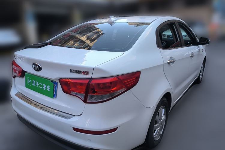 Used Kia K2 2015 Sedan 1.4L MT GLS Rear Right 45 Deg
