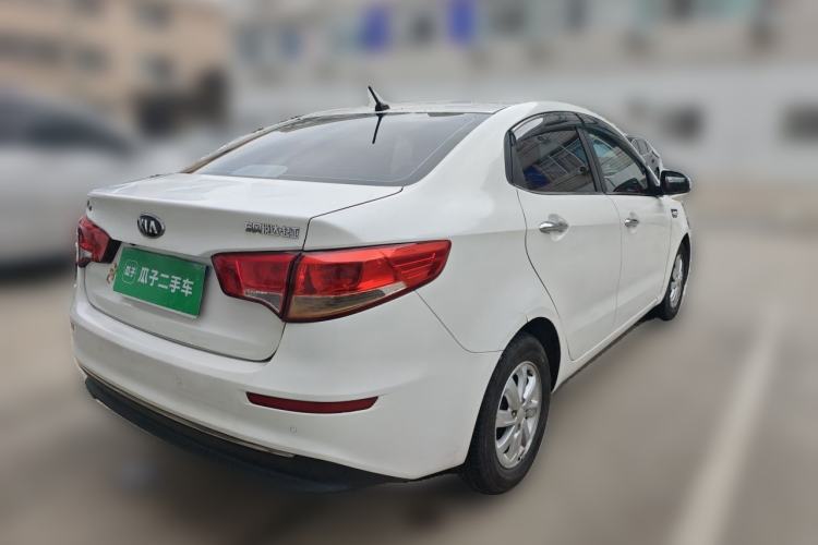 Used Kia K2 2015 Sedan 1.4L MT GLS Rear Right 45 Deg