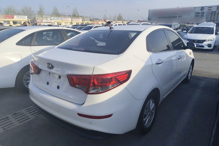 Used Kia K2 2015 Sedan 1.4L MT GLS Rear Right 45 Deg