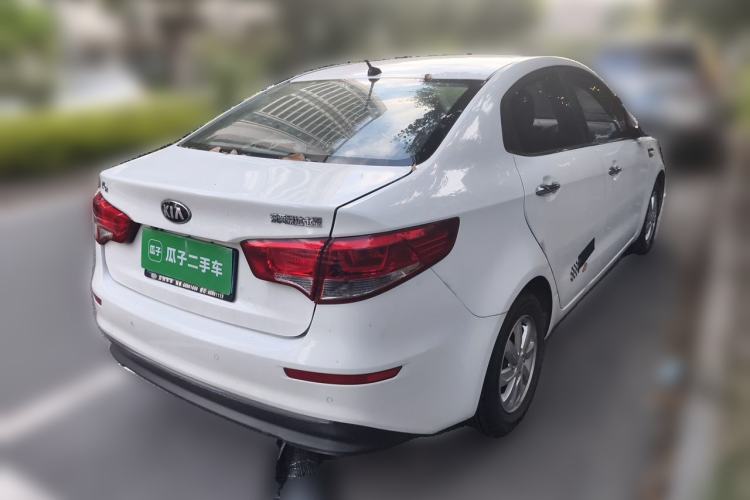 Used Kia K2 2015 Sedan 1.4L MT GLS Rear Right 45 Deg