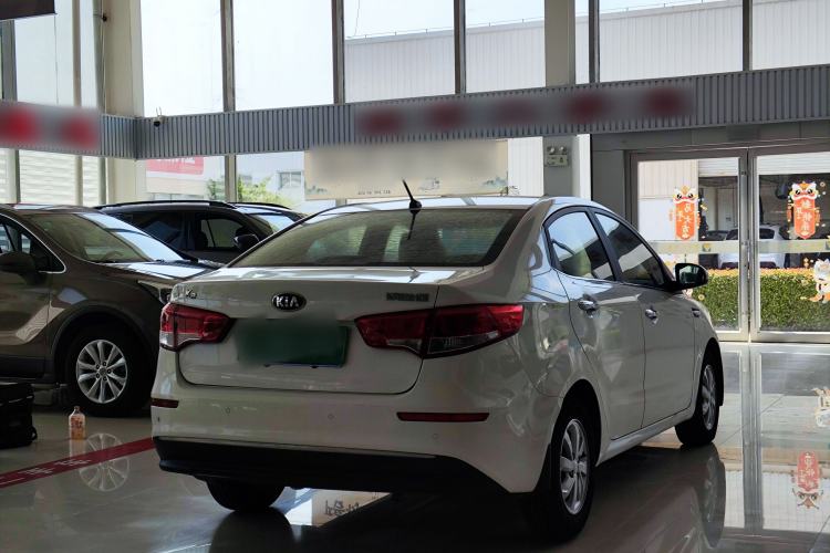 Used Kia K2 2015 Sedan 1.4L MT GLS Rear Right 45 Deg