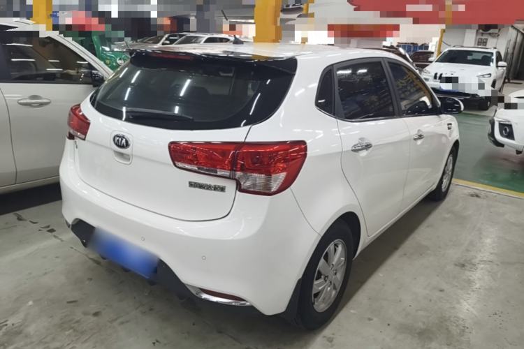 Used Kia K2 2015 Hatchback 1.4L AT GLS Cool Edition Rear Right 45 Deg