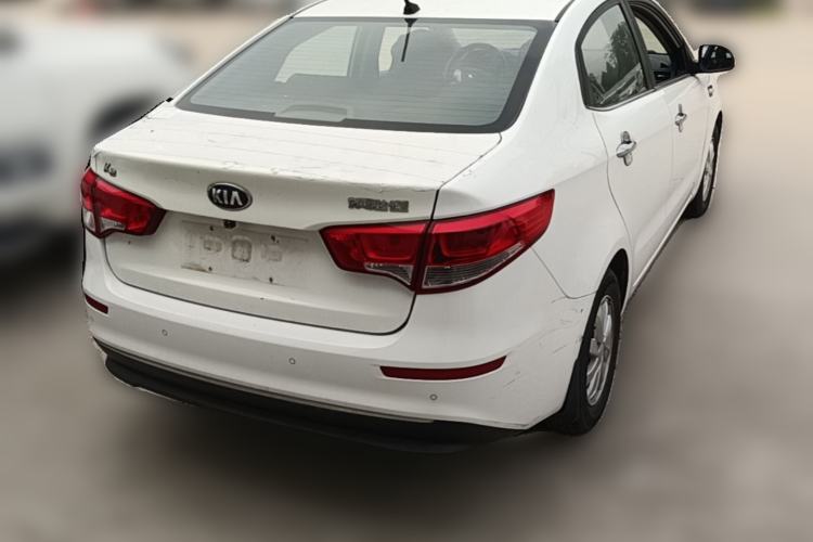 Used Kia K2 2015 Sedan 1.4L Manual Transmission GL Rear Right 45 Deg