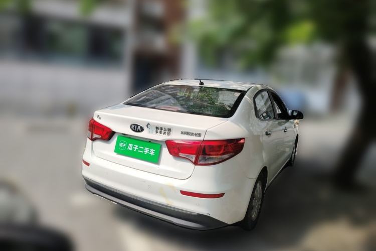 Used Kia K2 2015 Sedan 1.4L MT GLS Rear Right 45 Deg