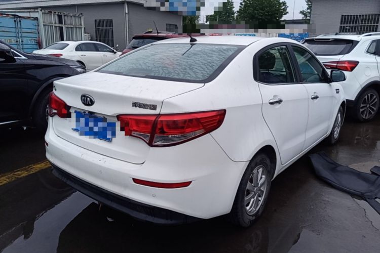 Used Kia K2 2015 Sedan 1.4L MT GLS Rear Right 45 Deg