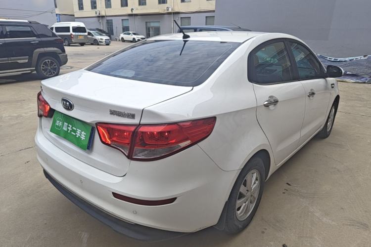 Used Kia K2 2015 Sedan 1.4L MT GLS Rear Right 45 Deg