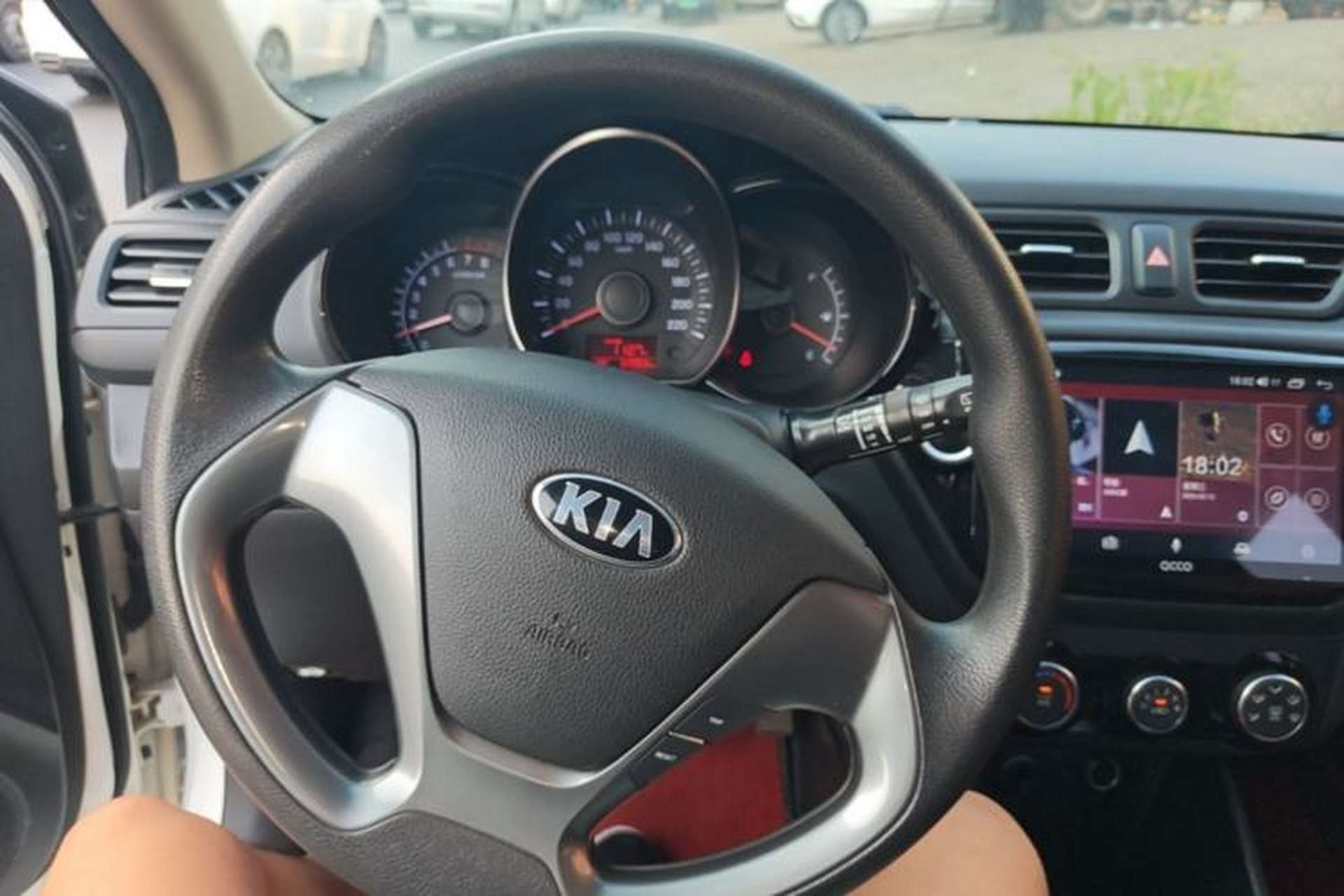 Used Kia K2 2015 Hatchback 1.4L MT GLS Cool Edition Steering Wheel