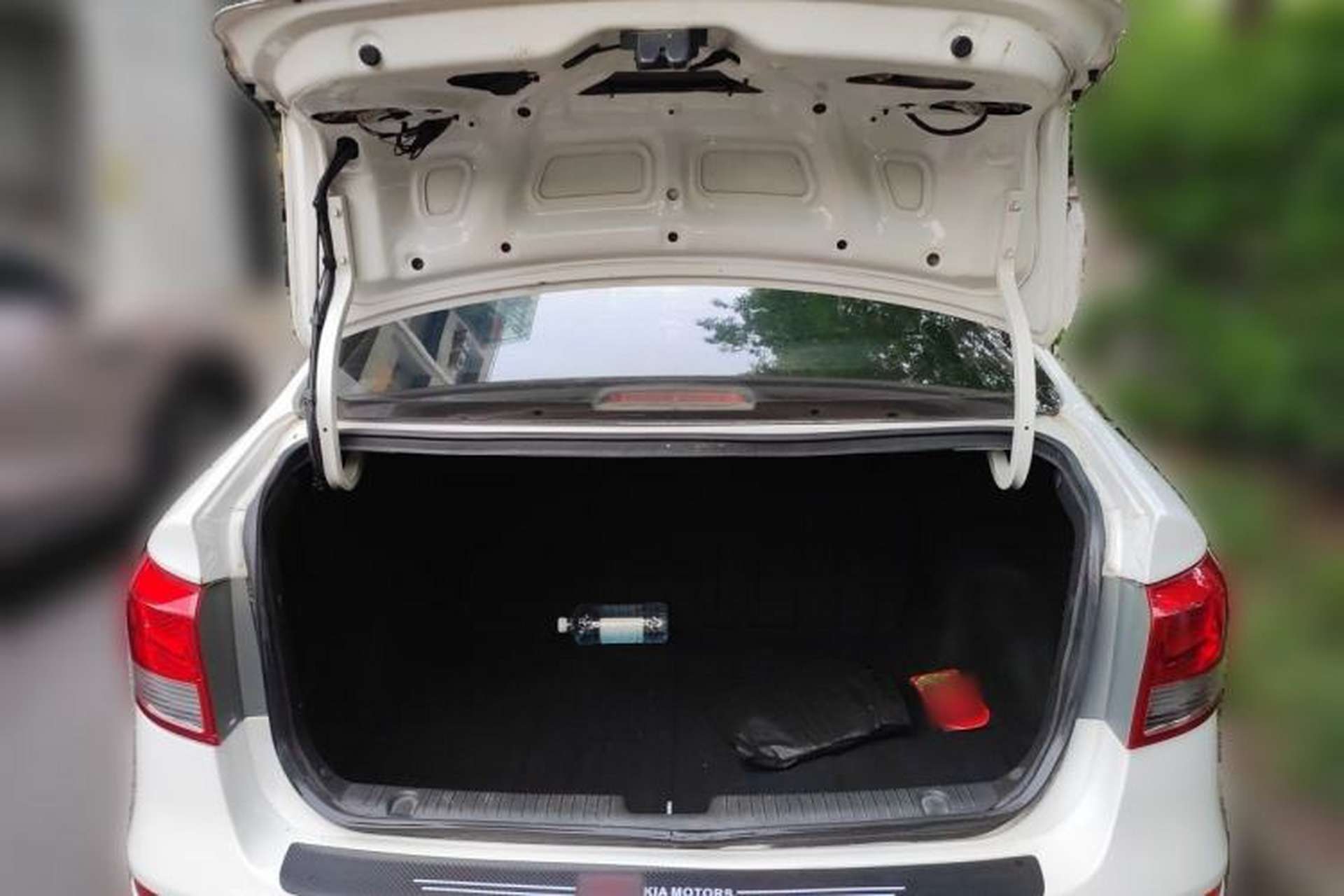 Used Kia K2 2015 Sedan 1.4L Manual Transmission GL Trunk