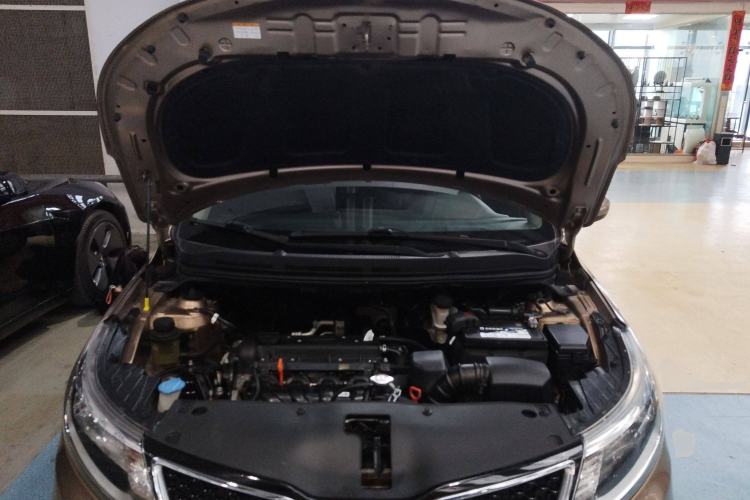 Used Kia K2 2015 Sedan 1.4L Automatic GLS Engine Bay