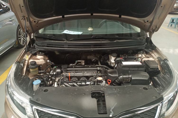 Used Kia K2 2015 Sedan 1.4L Automatic GLS Engine Bay