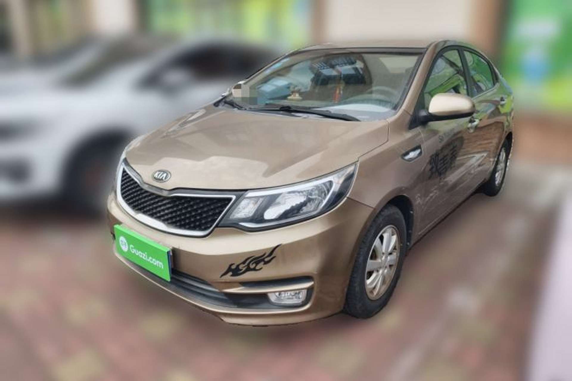 Used Kia K2 2015 Sedan 1.4L MT GLS Front Left 45 Deg