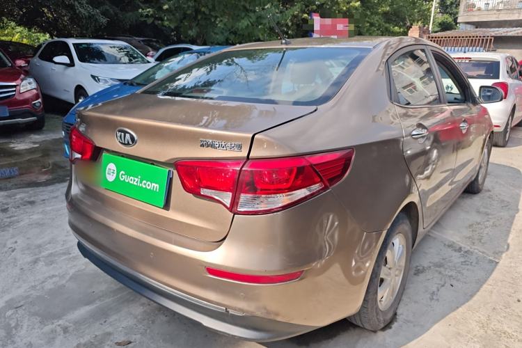 Used Kia K2 2015 Sedan 1.4L MT GLS Rear Right 45 Deg