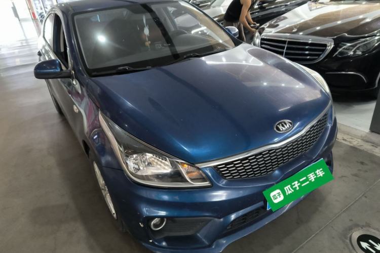Used Kia K2 2017 Sedan 1.4L Automatic GLS Exterior 2