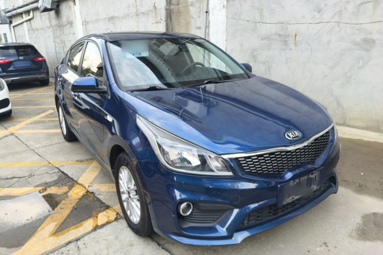 Used Kia K2 2017 Sedan 1.4L Automatic GLS Front Right 45 Deg